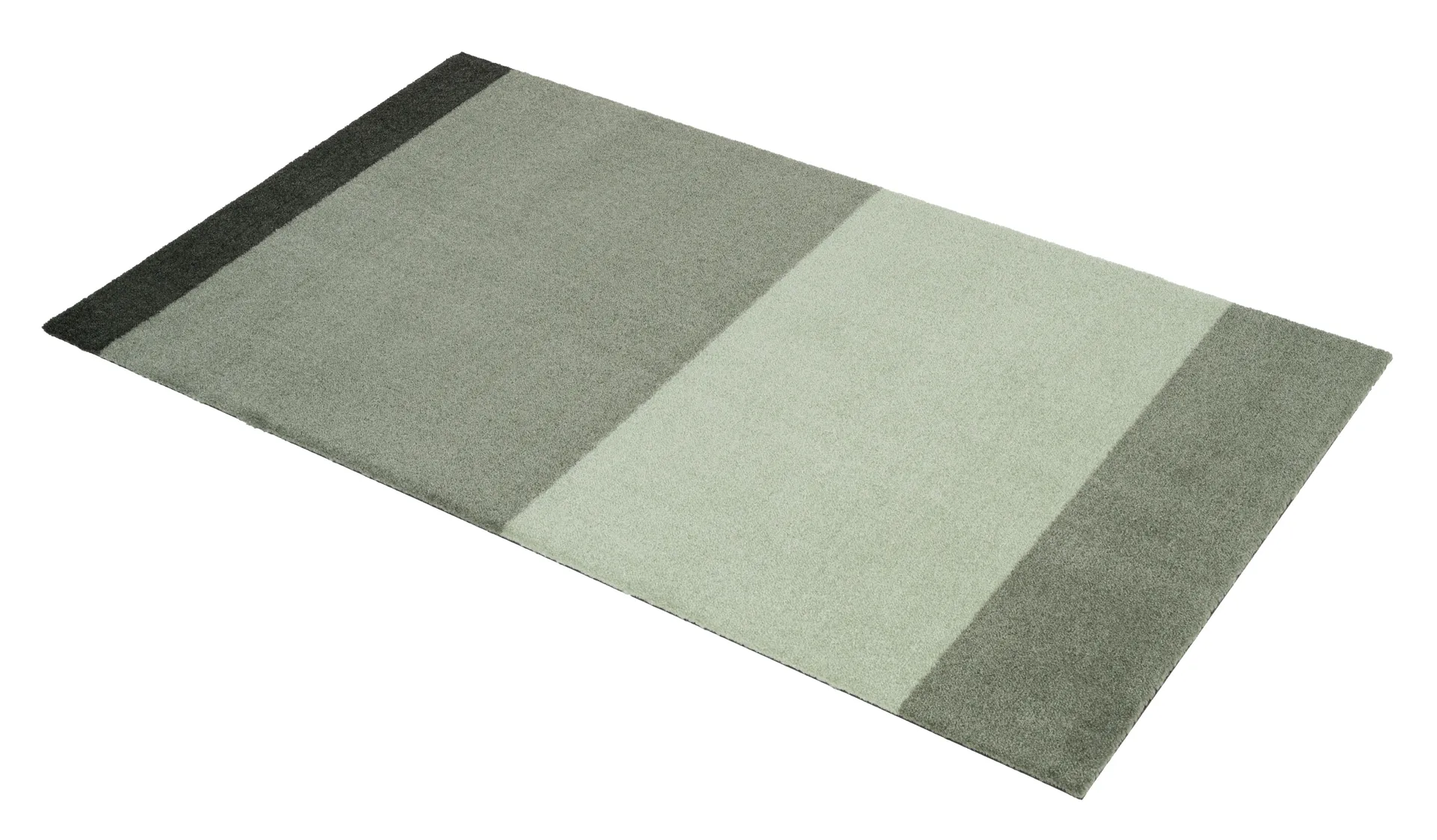 Stripes hallway rug horizontal, Green. 67x120 cm tica copenhagen