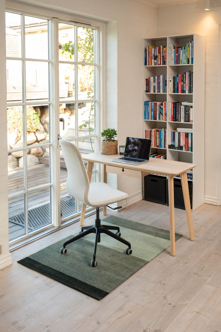 Stripes hallway rug horizontal, Green. 90x130 cm tica copenhagen