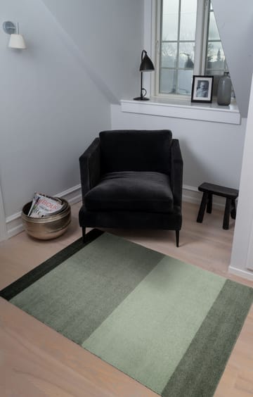 Stripes hallway rug horizontal - Green. 90x130 cm - tica copenhagen