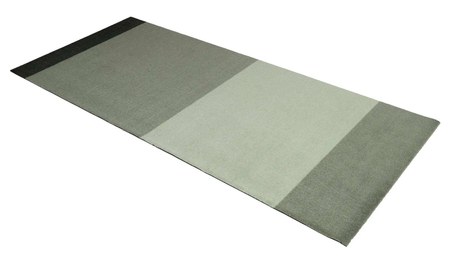 Stripes hallway rug horizontal, Green. 90x200 cm tica copenhagen