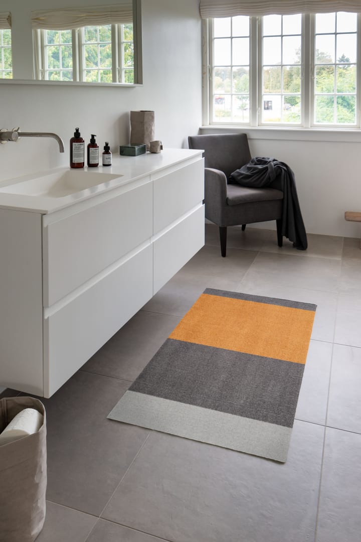 Stripes hallway rug horizontal, Grey-grey-dijon. 67x120 cm tica copenhagen