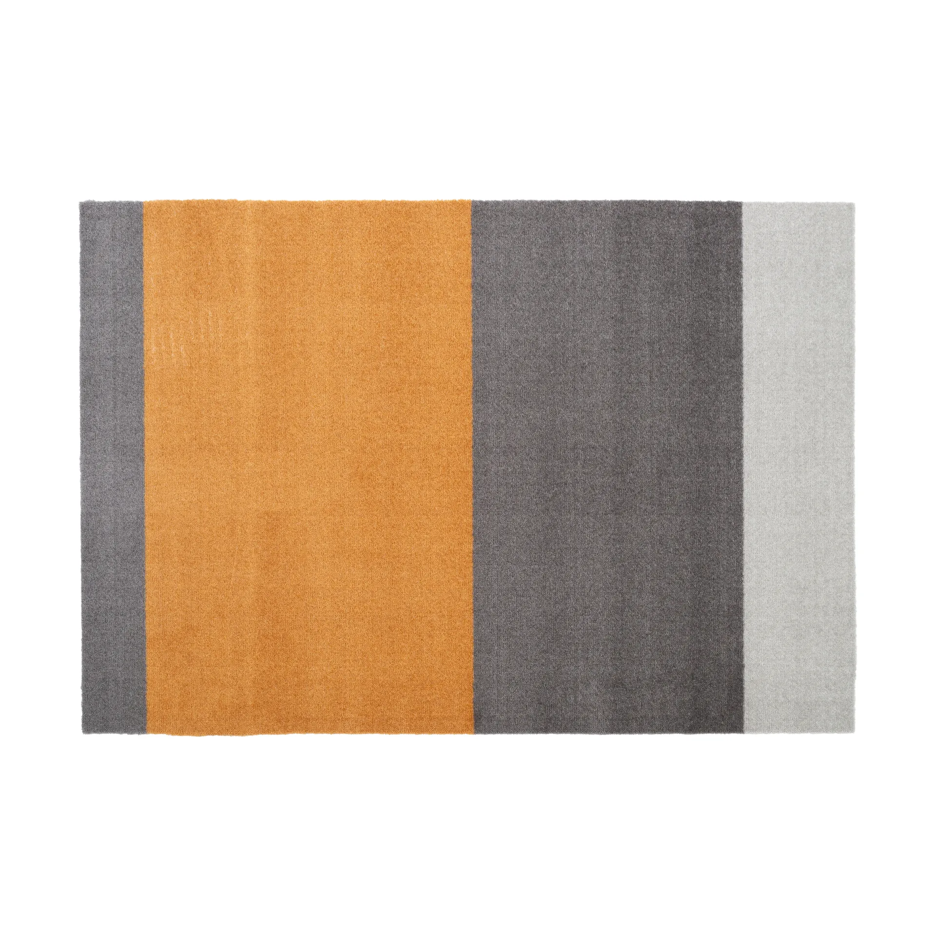 Stripes hallway rug horizontal, Grey-grey-dijon. 90x130 cm tica copenhagen