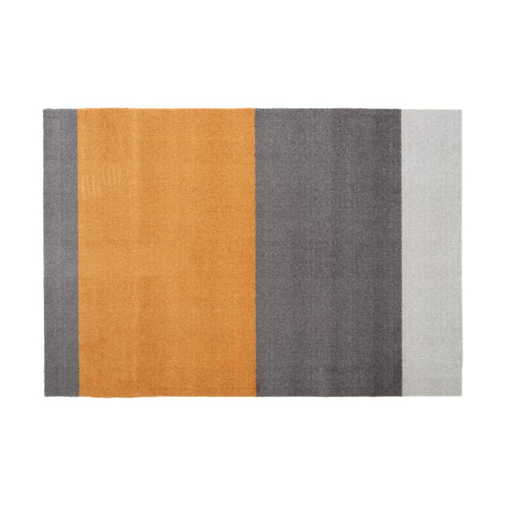 Stripes hallway rug horizontal - Grey-grey-dijon. 90x130 cm - Tica copenhagen
