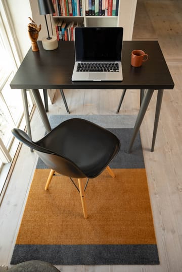 Stripes hallway rug horizontal - Grey-grey-dijon. 90x130 cm - tica copenhagen