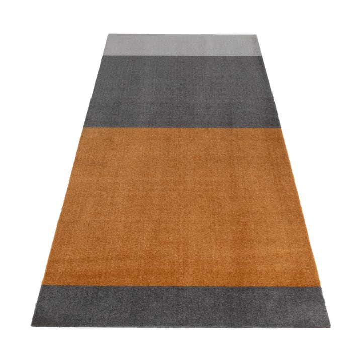 Stripes hallway rug horizontal - Grey-grey-dijon. 90x200 cm - Tica copenhagen