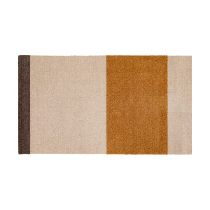 Stripes hallway rug horizontal - Ivory-dijon-brown. 67x120 cm - Tica copenhagen