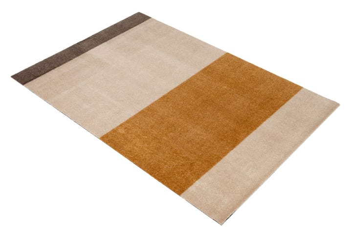 Stripes hallway rug horizontal, Ivory-dijon-brown. 90x130 cm tica copenhagen