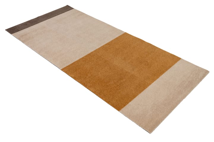 Stripes hallway rug horizontal, Ivory-dijon-brown. 90x200 cm tica copenhagen