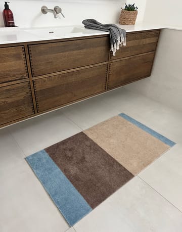 Stripes hallway rug horizontal - Ivory-sand-blue, 67x120 cm - tica copenhagen