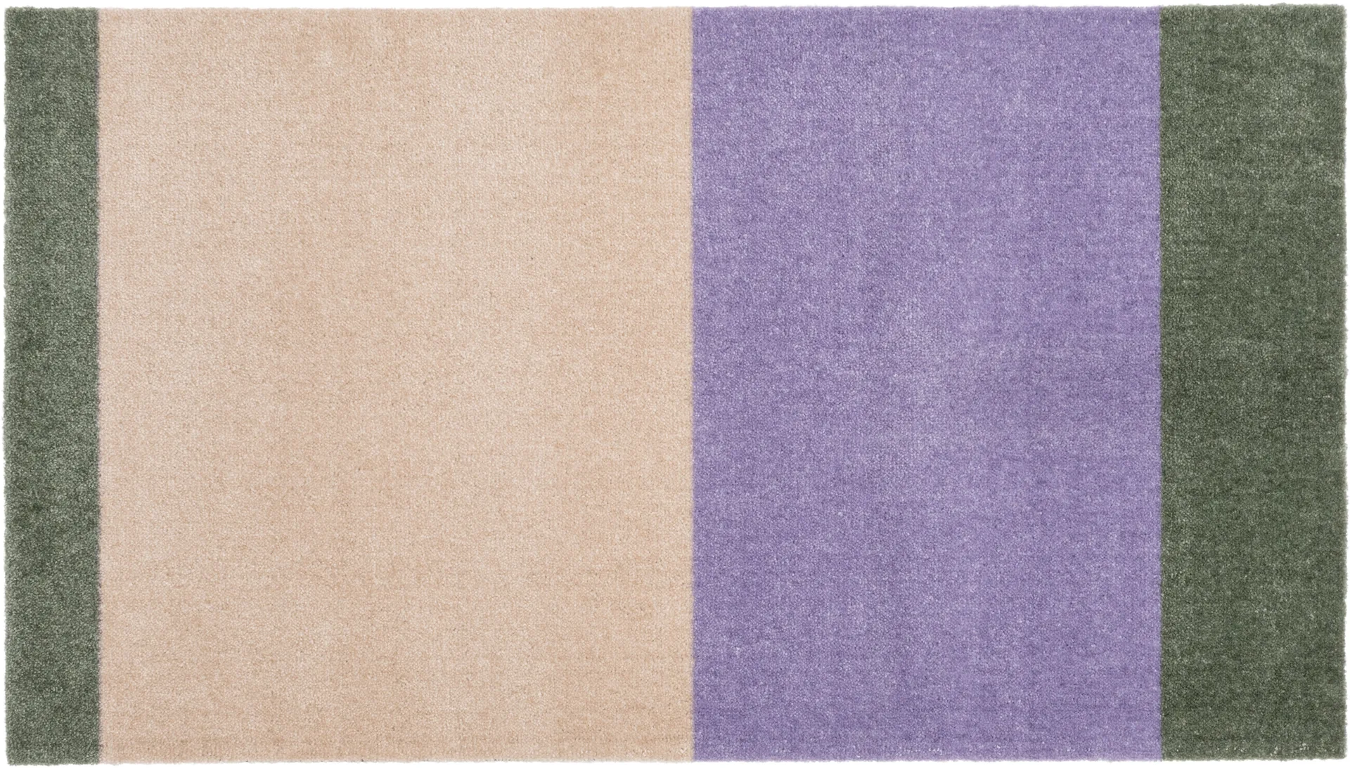 Stripes hallway rug horizontal, Lilac-ivory-green, 67x120 cm tica copenhagen
