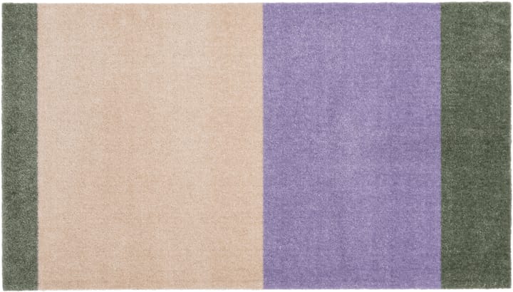 Stripes hallway rug horizontal, Lilac-ivory-green, 67x120 cm tica copenhagen