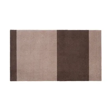Stripes hallway rug horizontal - Sand-brown. 67x120 cm - tica copenhagen