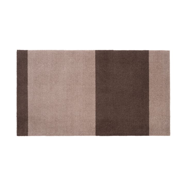 Stripes hallway rug horizontal - Sand-brown. 67x120 cm - Tica copenhagen