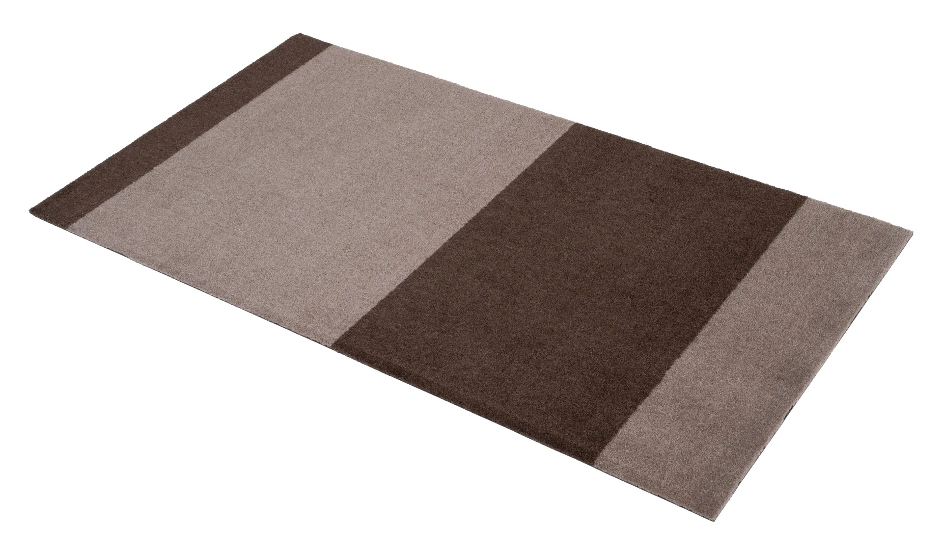 Stripes hallway rug horizontal, Sand-brown. 67x120 cm tica copenhagen