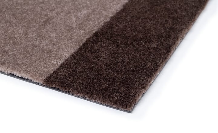 Stripes hallway rug horizontal, Sand-brown. 67x120 cm tica copenhagen