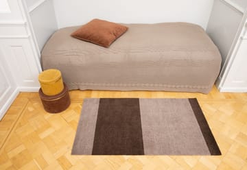 Stripes hallway rug horizontal - Sand-brown. 67x120 cm - tica copenhagen
