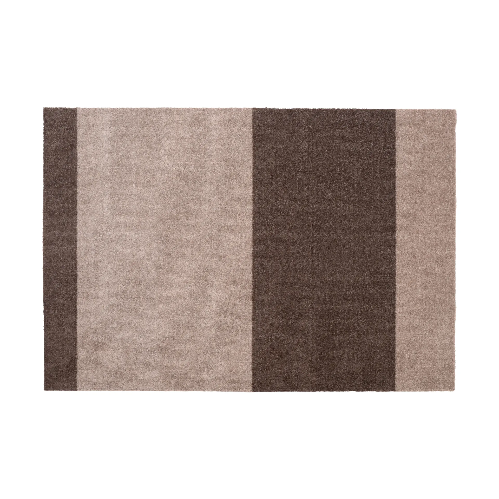 Stripes hallway rug horizontal, Sand-brown. 90x130 cm tica copenhagen