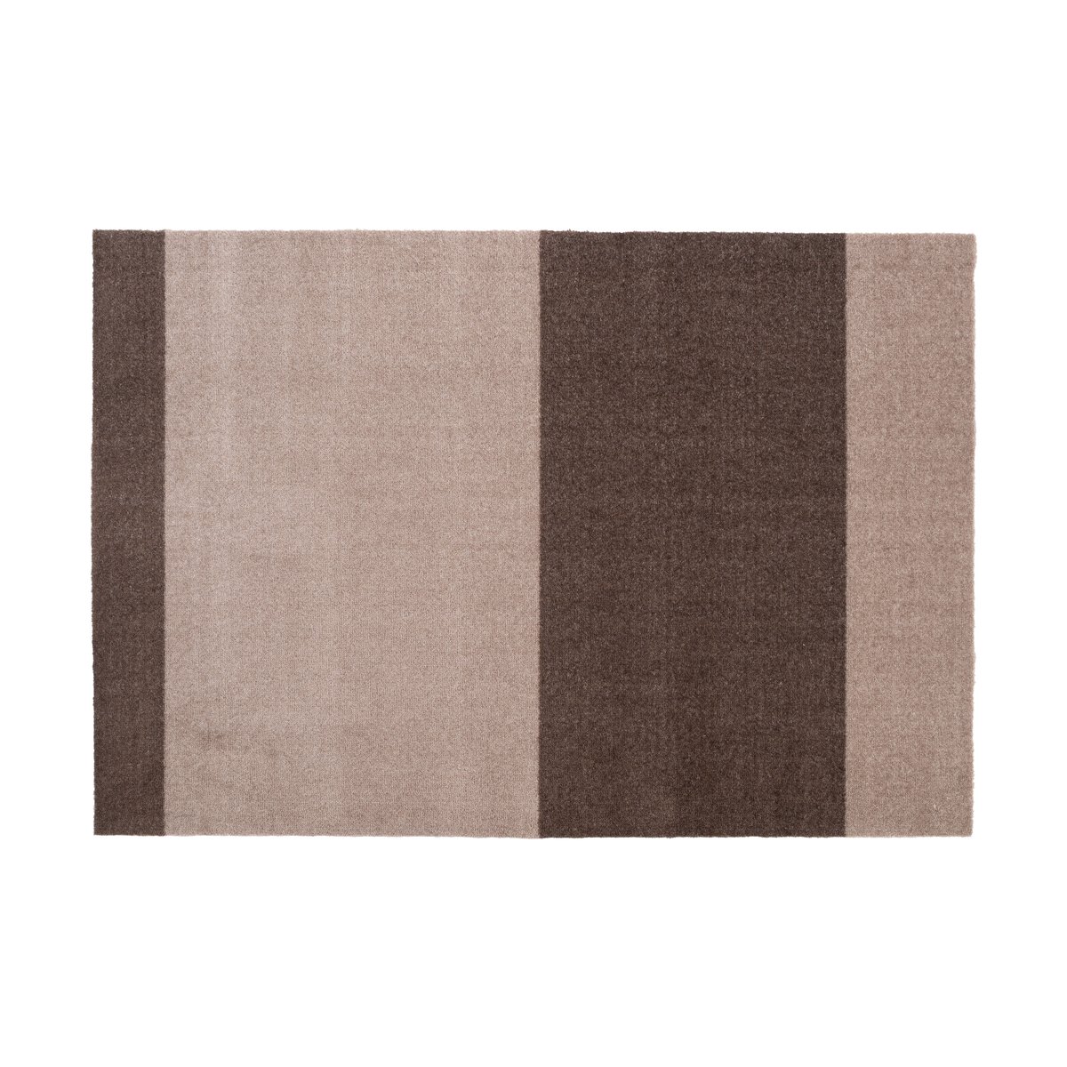 tica copenhagen Stripes hallway rug horizontal Sand-brown. 90x130 cm