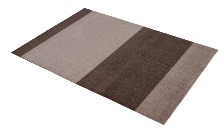 Stripes hallway rug horizontal, Sand-brown. 90x130 cm tica copenhagen