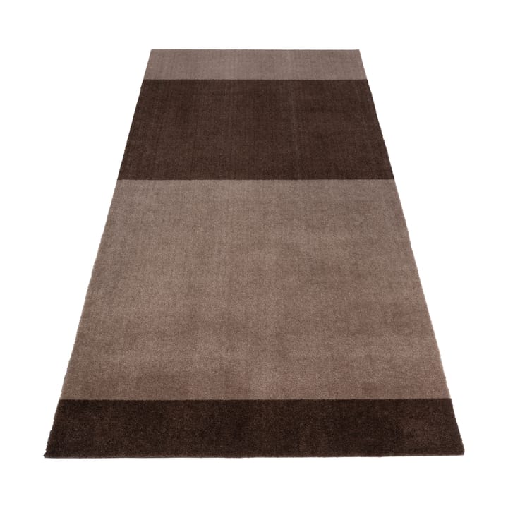 Stripes hallway rug horizontal - Sand-brown. 90x200 cm - Tica copenhagen