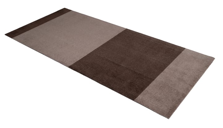 Stripes hallway rug horizontal, Sand-brown. 90x200 cm tica copenhagen