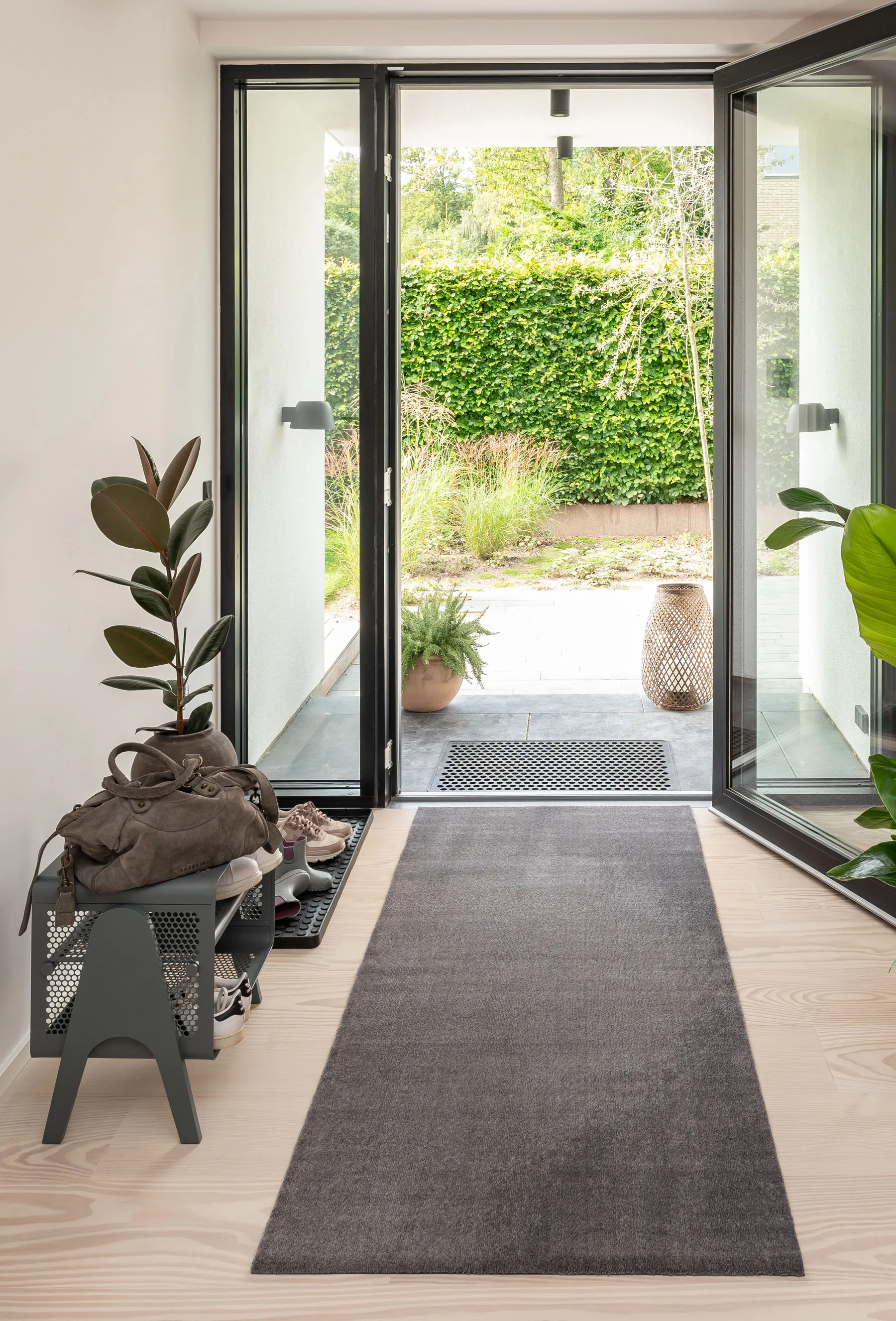 Tica Rack Floor small shelf, Steelgrey tica copenhagen