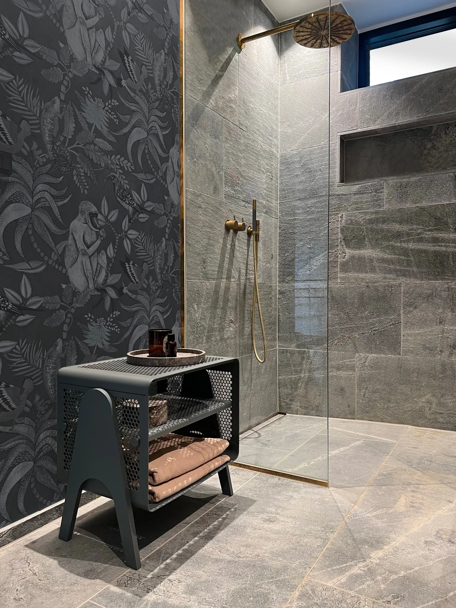 Tica Rack Floor small shelf, Steelgrey tica copenhagen