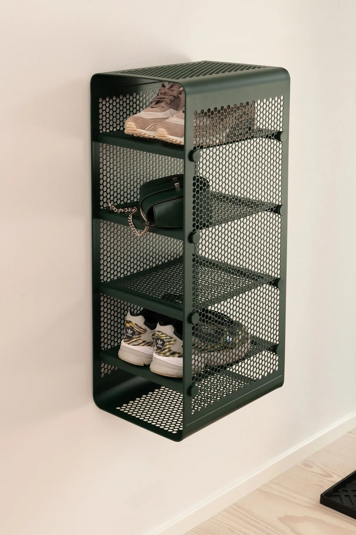 Tica Rack Wall large wall shelf, Dark green tica copenhagen