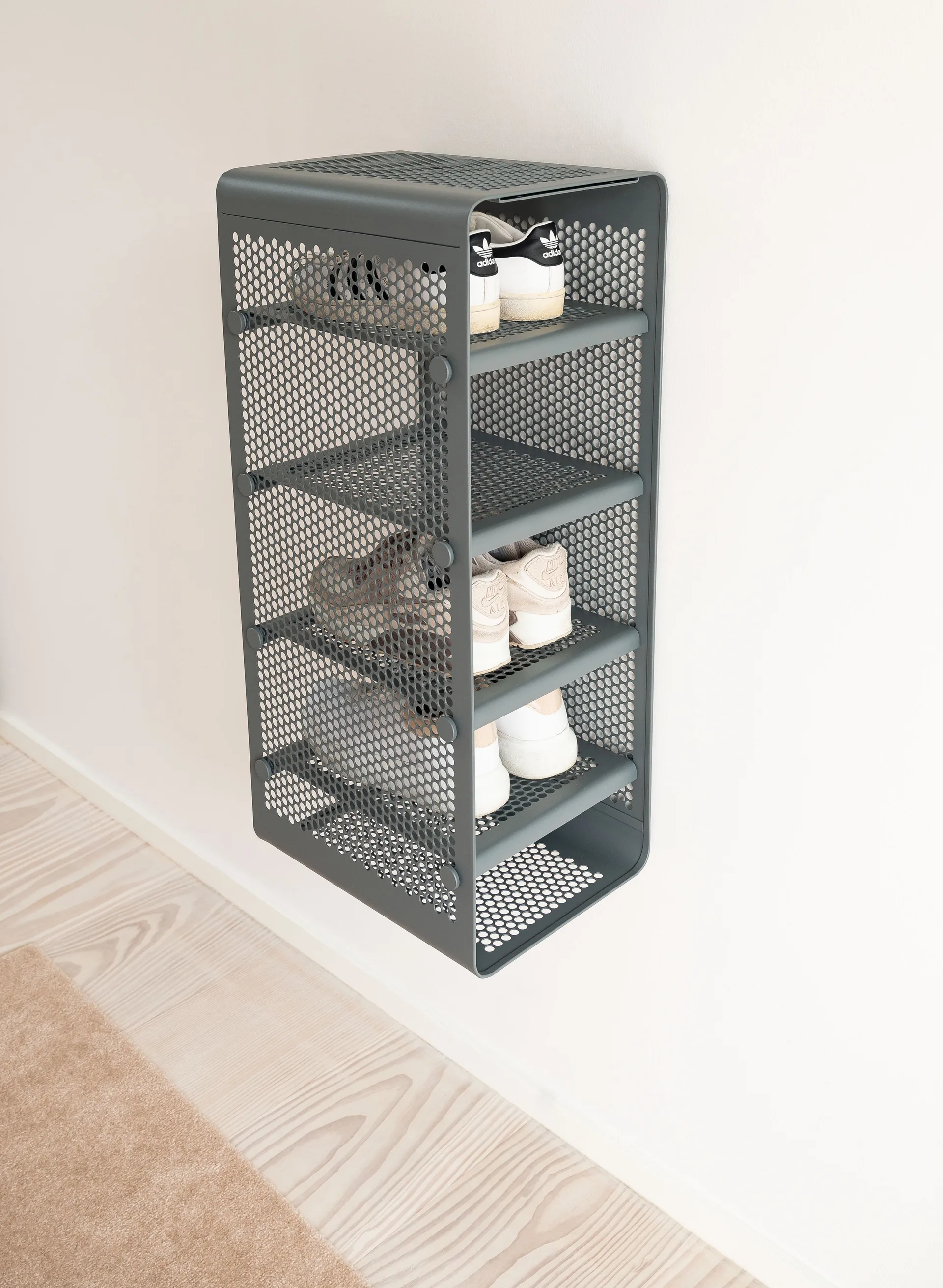 Tica Rack Wall large wall shelf, Steelgrey tica copenhagen