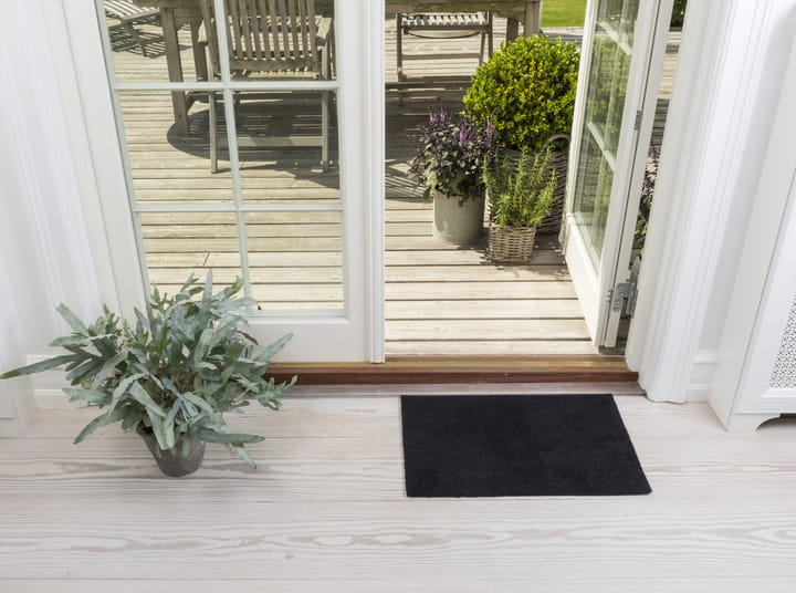 Unicolor doormat, Black. 40x60 cm tica copenhagen