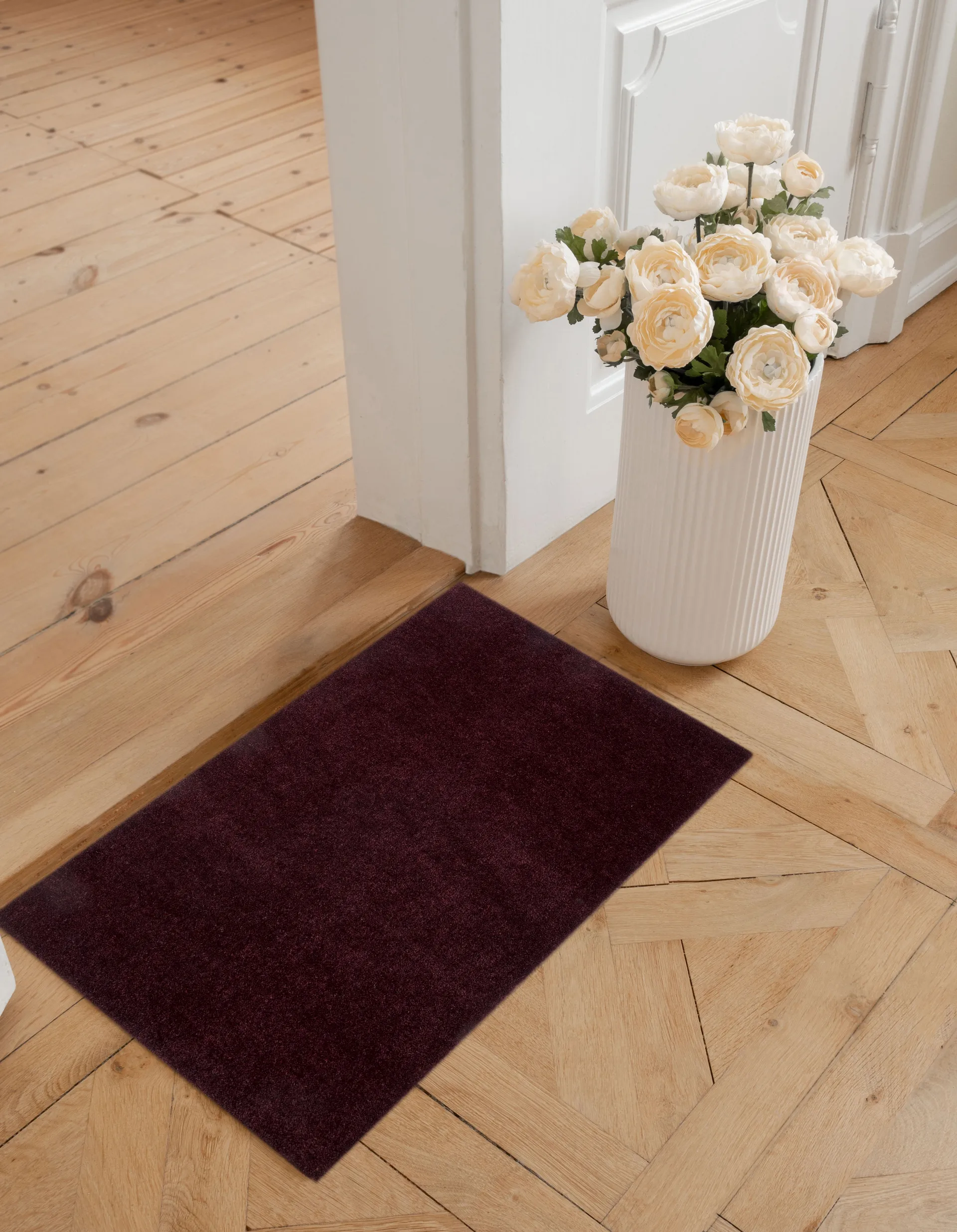Unicolor doormat, Bordeaux, 40x60 cm tica copenhagen