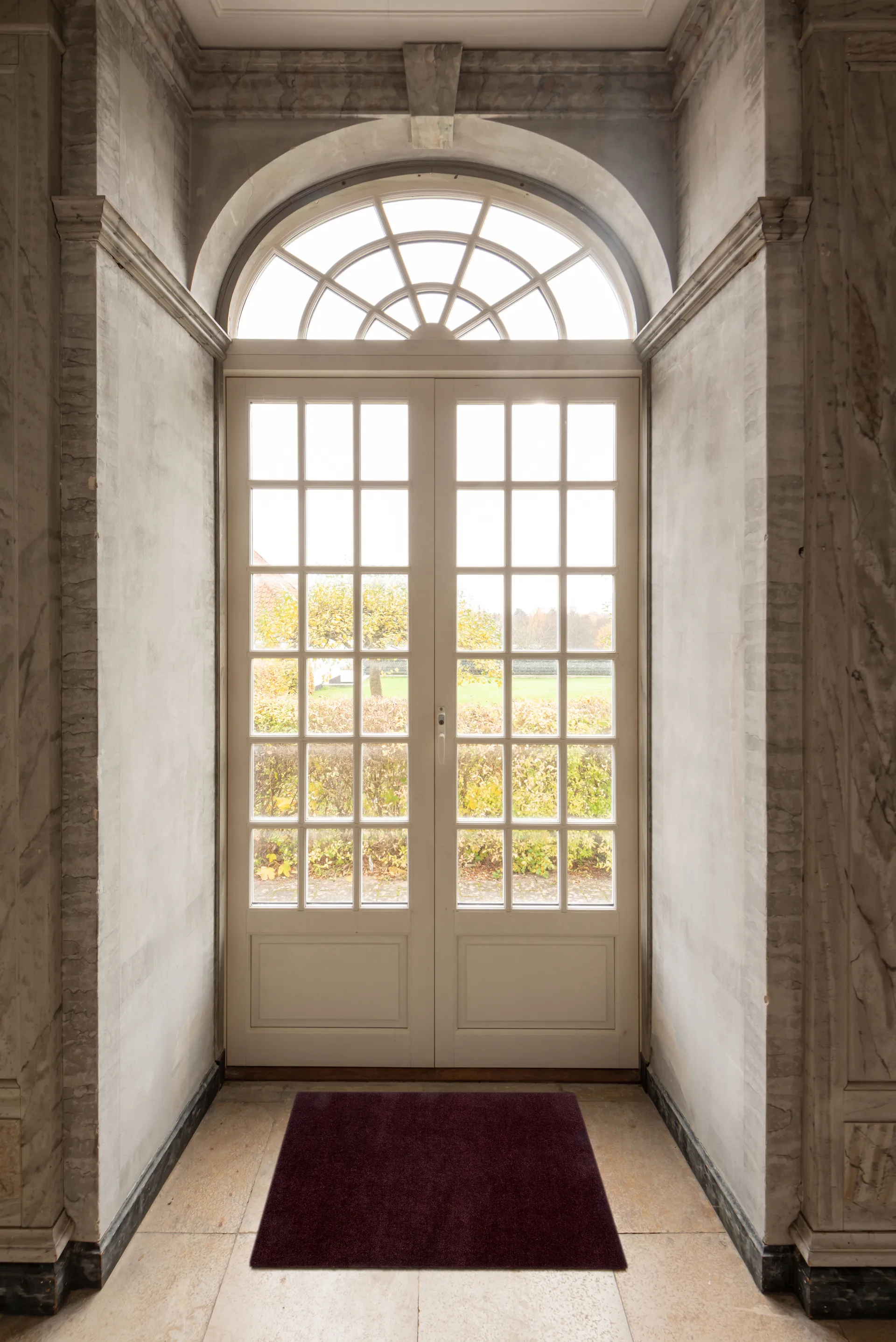 Unicolor doormat, Bordeaux, 60x90 cm tica copenhagen