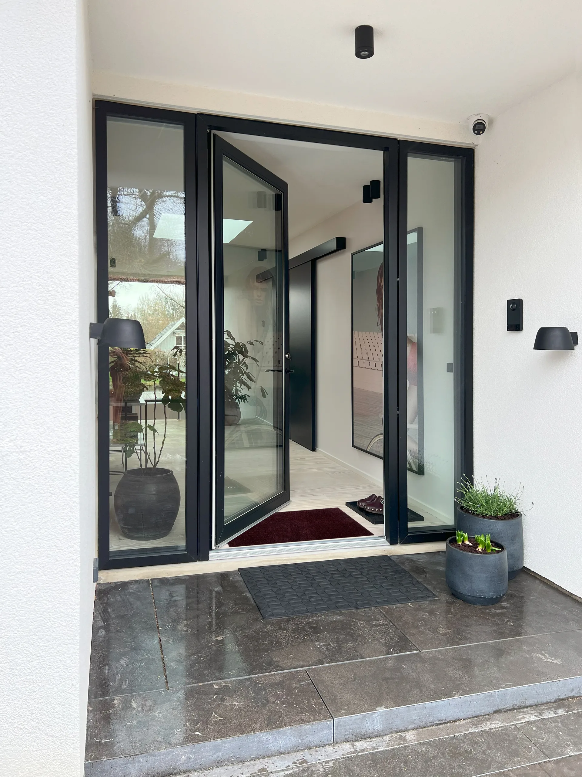 Unicolor doormat, Bordeaux, 60x90 cm tica copenhagen