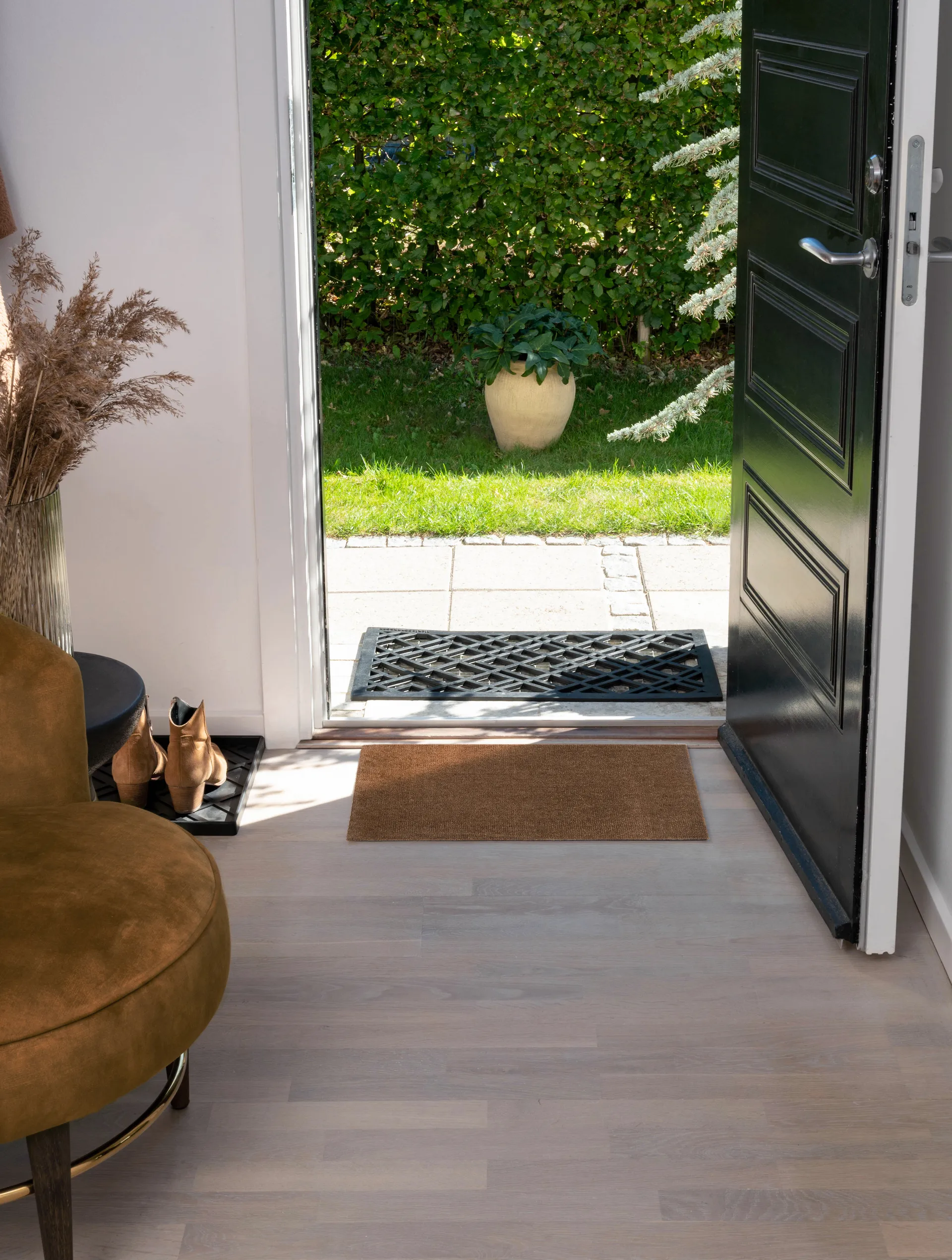 Unicolor doormat, Cognac, 40x60 cm tica copenhagen