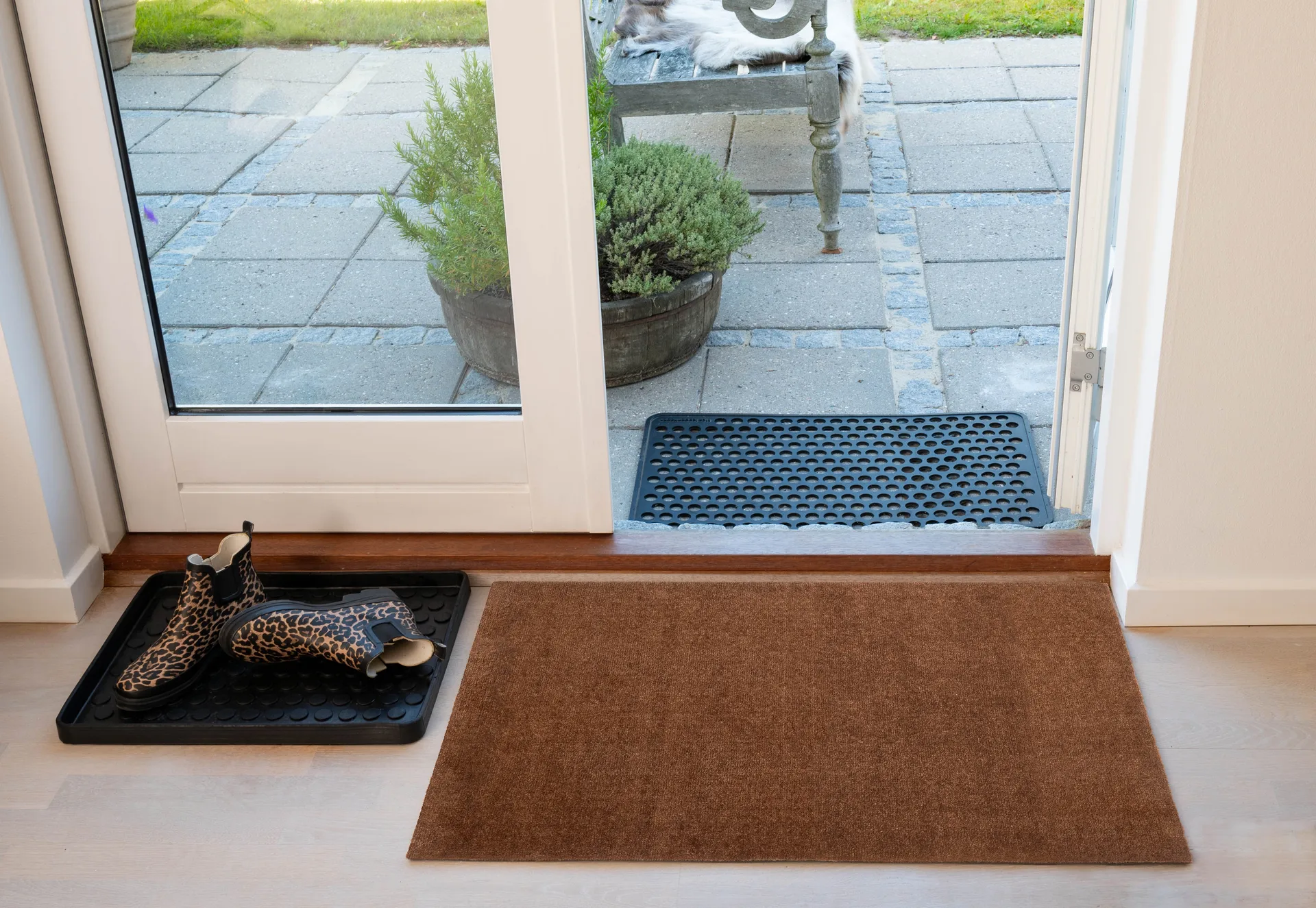 Unicolor doormat, Cognac, 60x90 cm tica copenhagen
