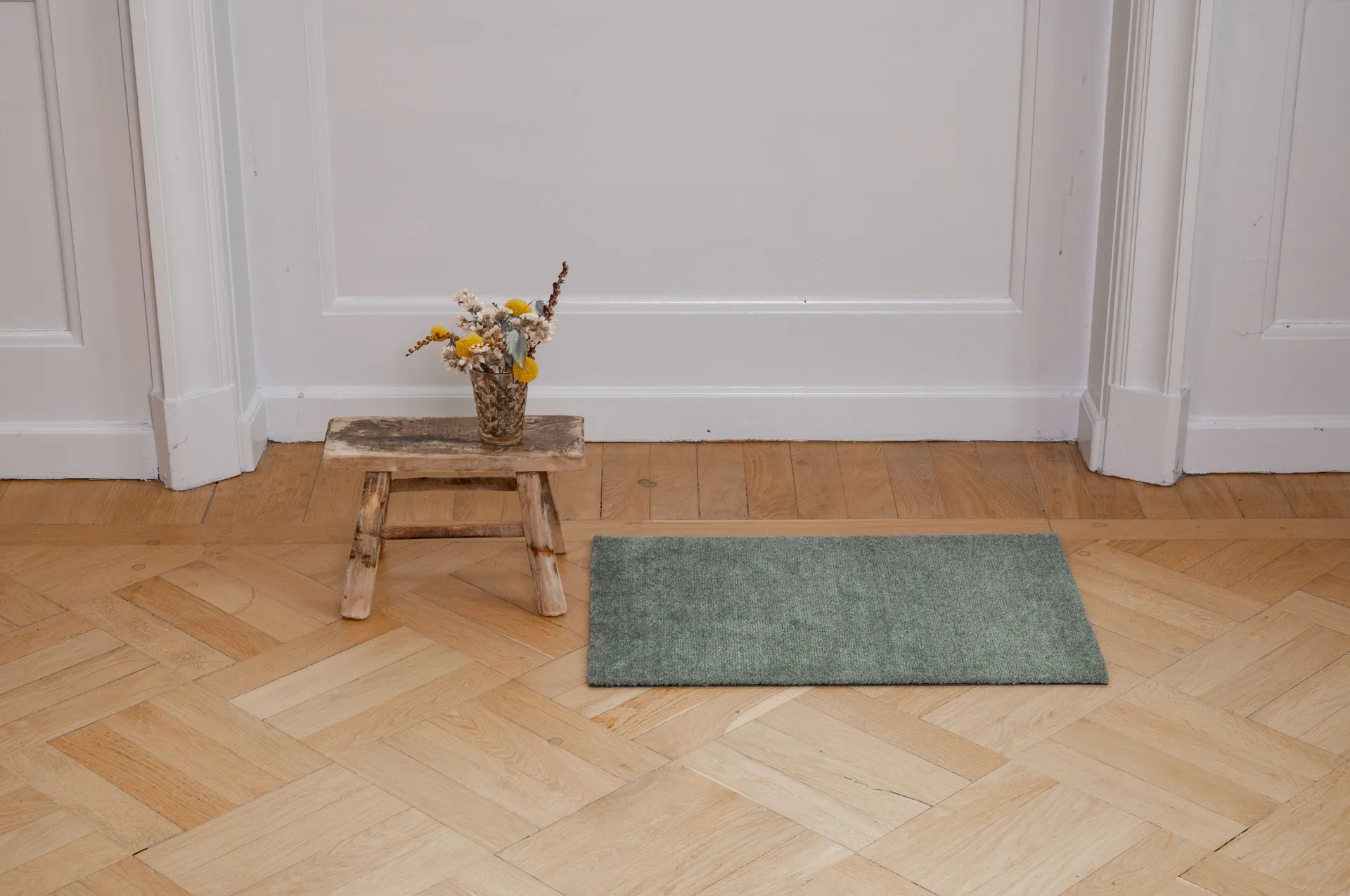 Unicolor doormat, Dusty green. 40x60 cm tica copenhagen