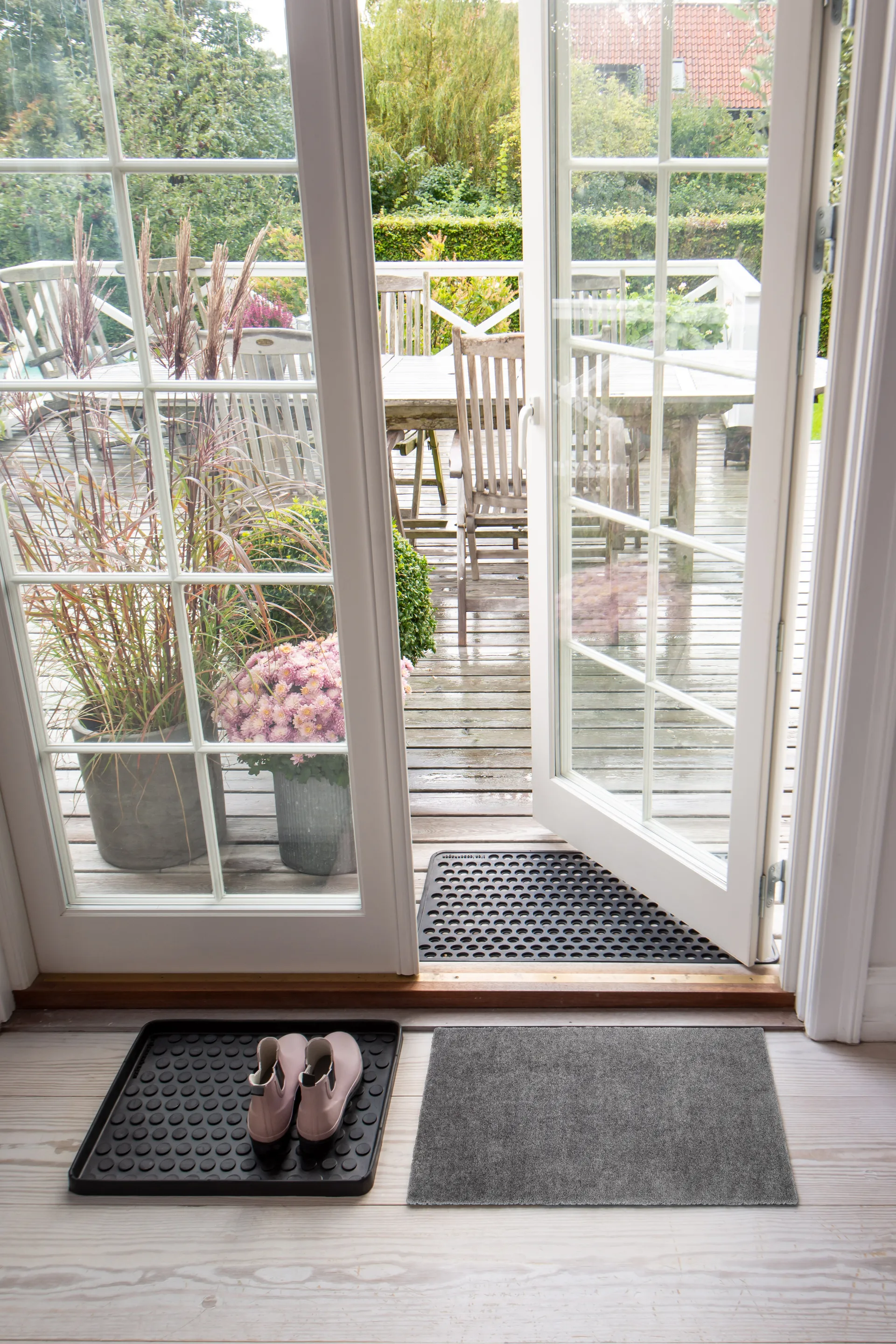 Unicolor doormat, Steel grey. 40x60 cm tica copenhagen