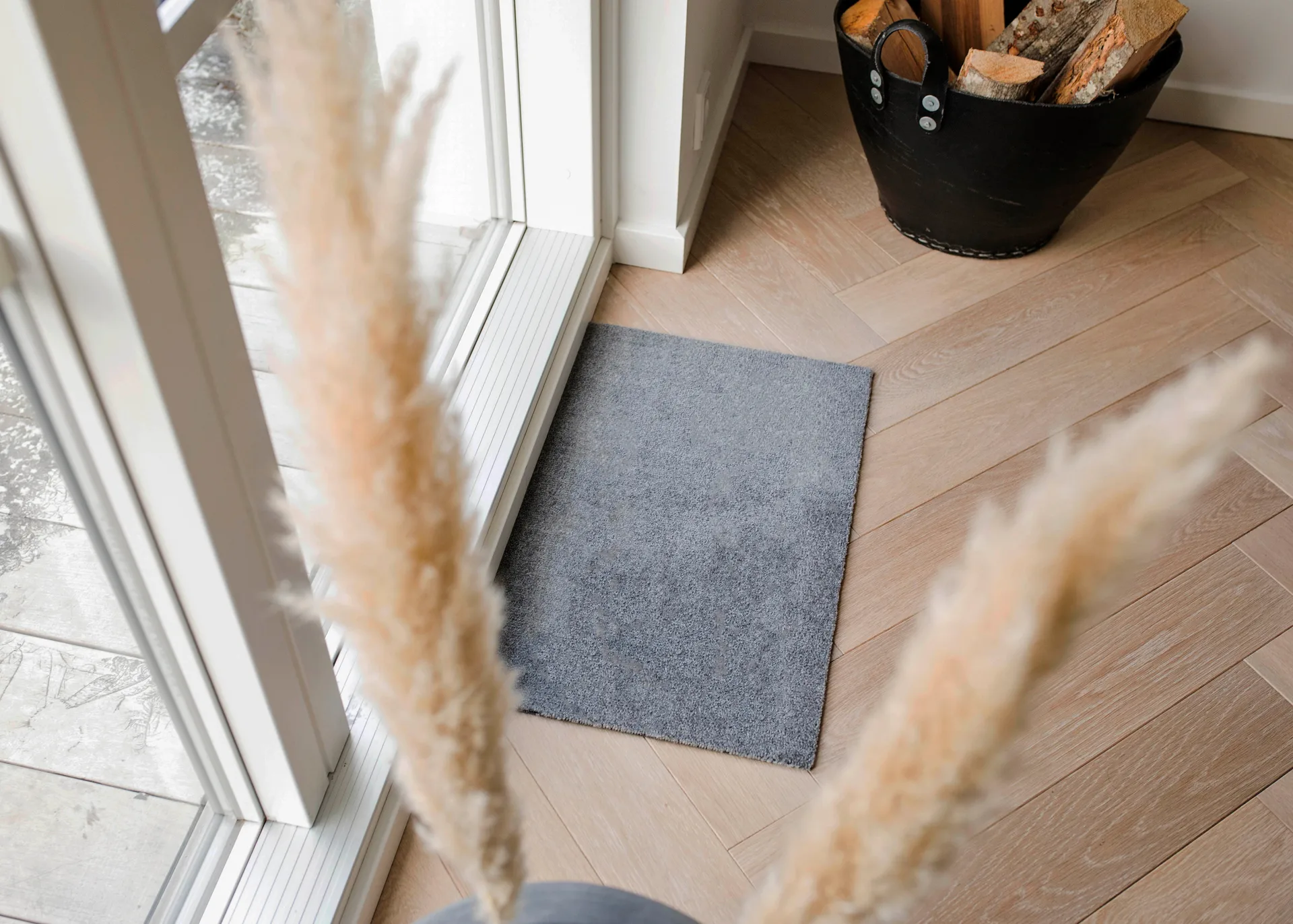 Unicolor doormat, Steel grey. 40x60 cm tica copenhagen