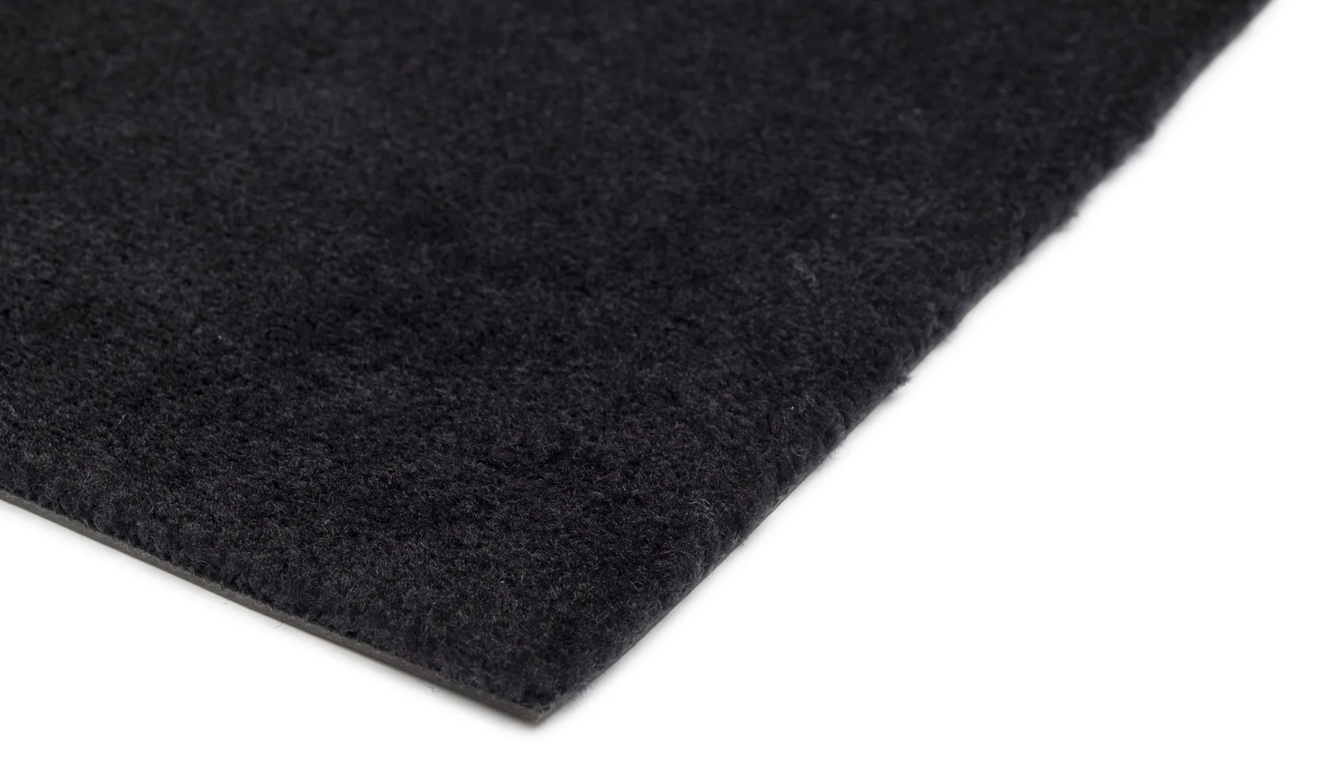 Unicolor hallway rug, Black. 67x120 cm tica copenhagen