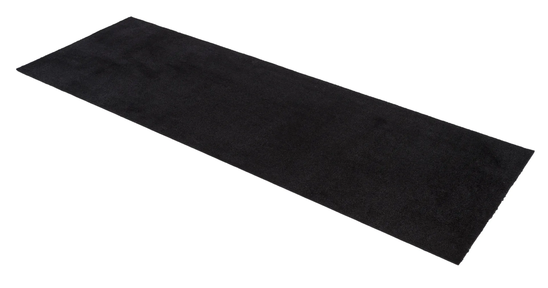 Unicolor hallway rug, Black. 90x200 cm tica copenhagen