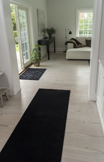 Unicolor hallway rug - Black. 90x200 cm - tica copenhagen