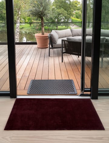 Unicolor hallway rug - Bordeaux, 90x130 cm - tica copenhagen