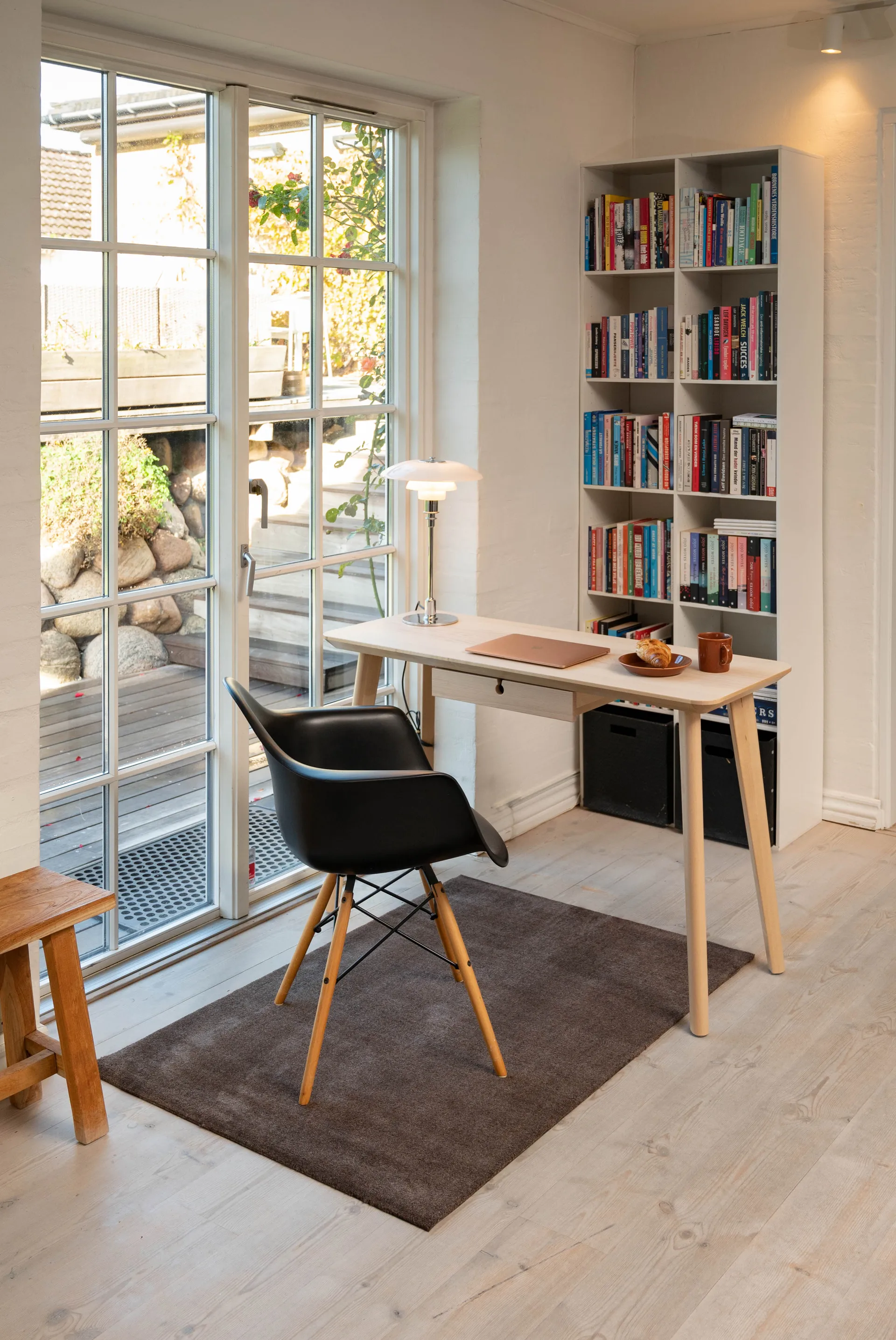 Unicolor hallway rug, Brown. 90x130 cm tica copenhagen