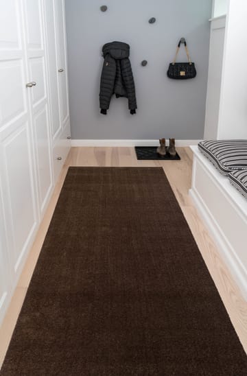 Unicolor hallway rug - Brown. 90x200 cm - tica copenhagen