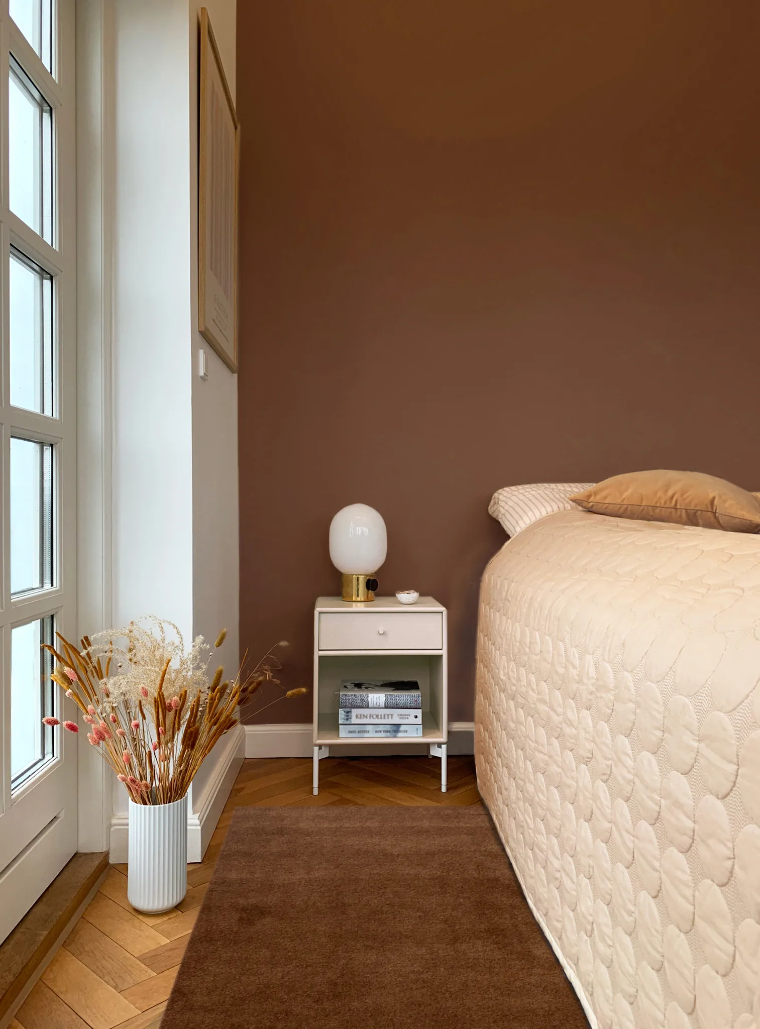 Unicolor hallway rug, Cognac, 67x120 cm tica copenhagen