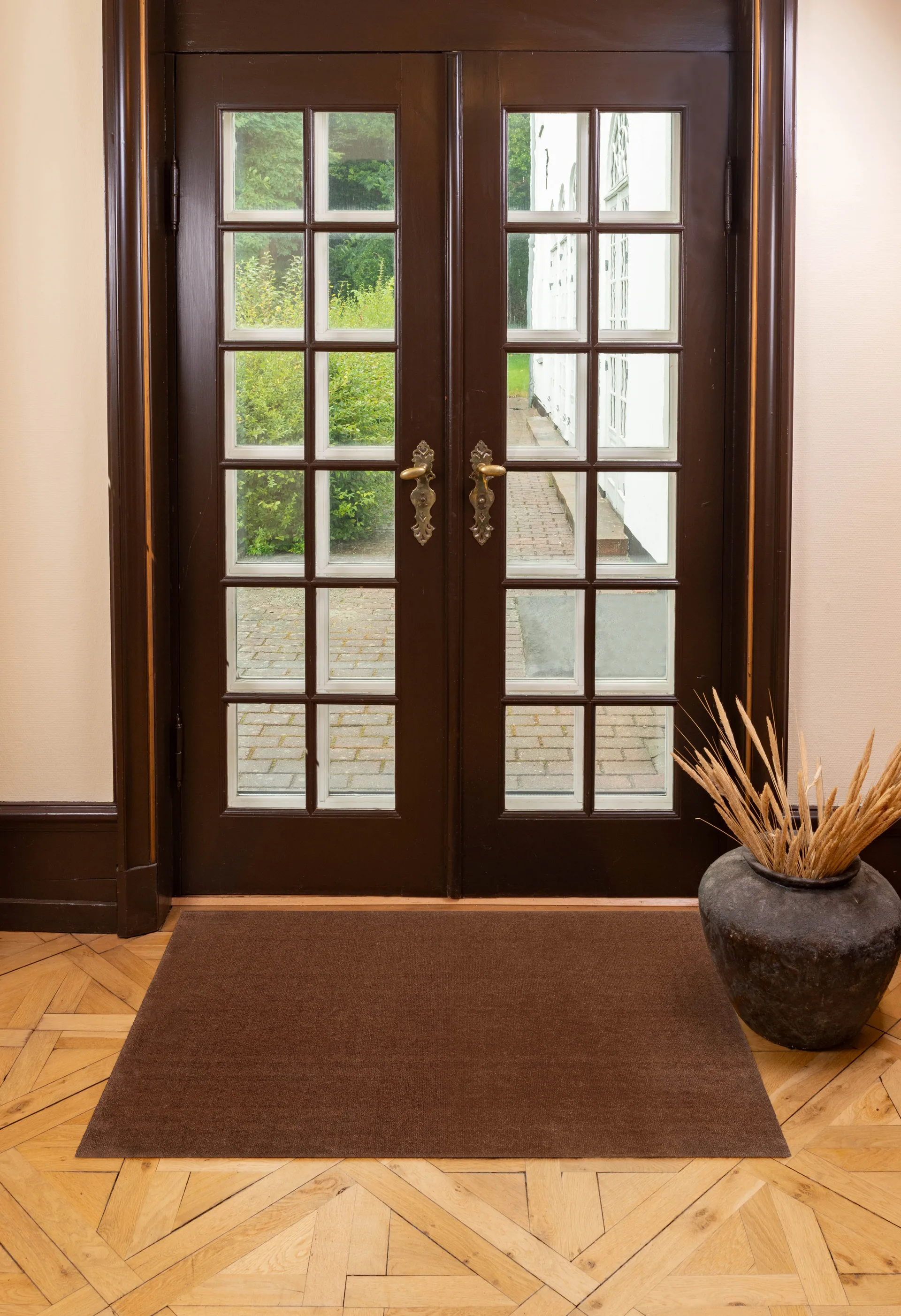 Unicolor hallway rug, Cognac, 90x130 cm tica copenhagen