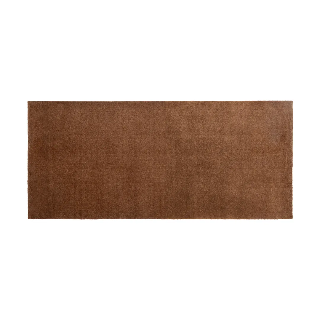 Unicolor hallway rug, Cognac, 90x200 cm tica copenhagen