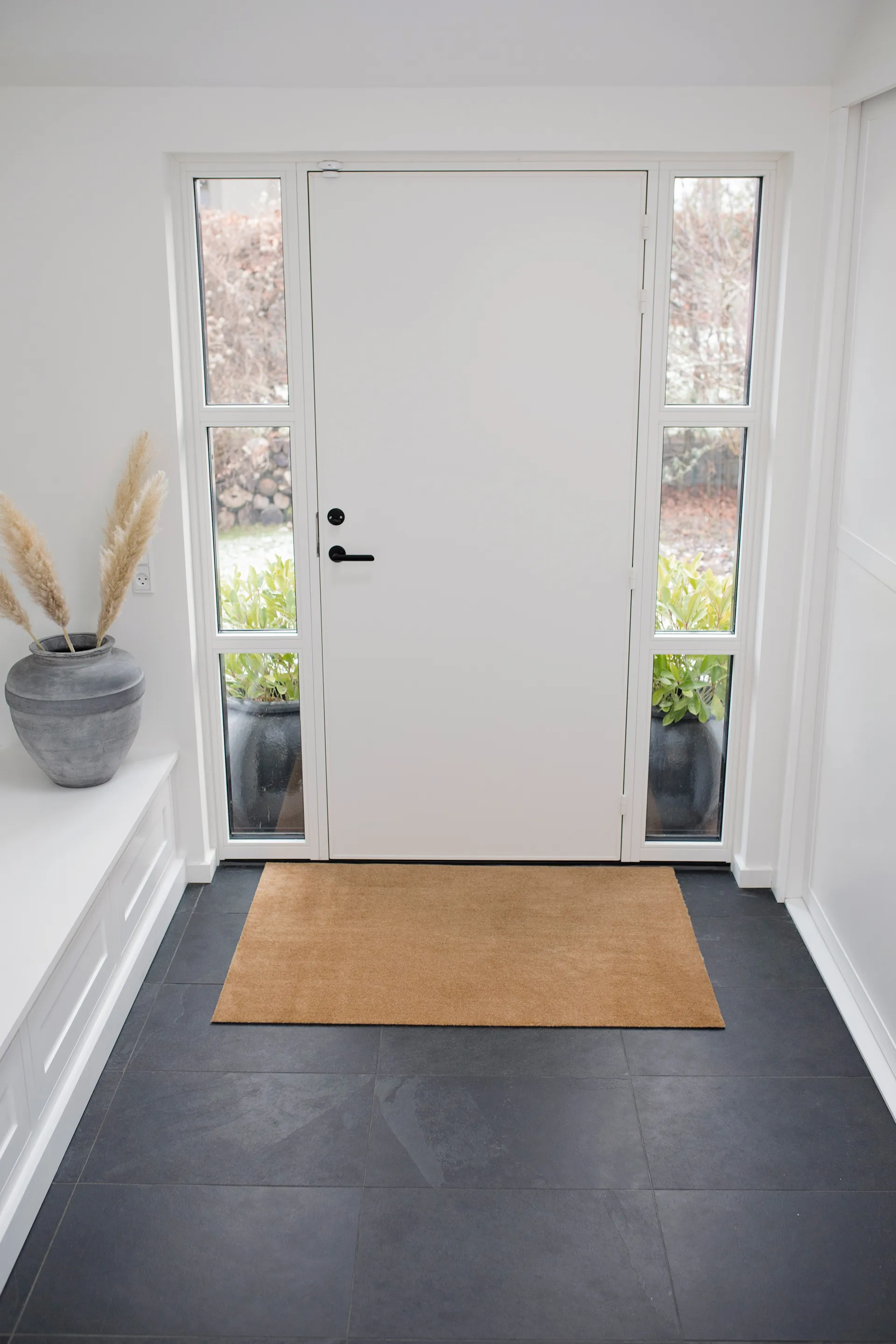 Unicolor hallway rug, Dijon. 90x130 cm tica copenhagen