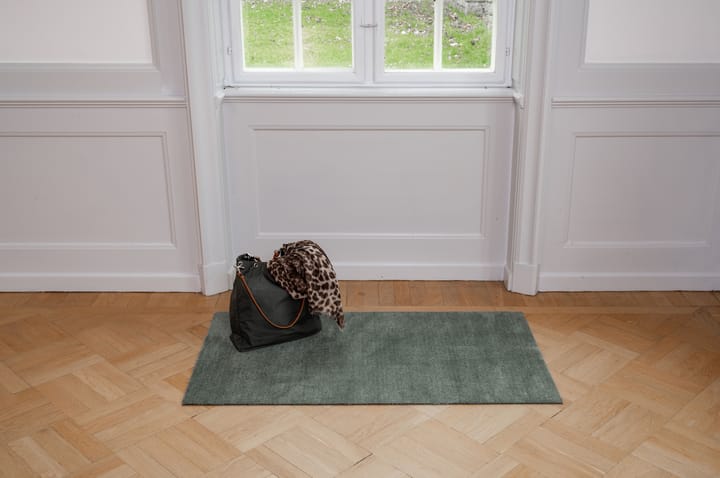 Unicolor hallway rug, Dusty green. 67x120 cm tica copenhagen
