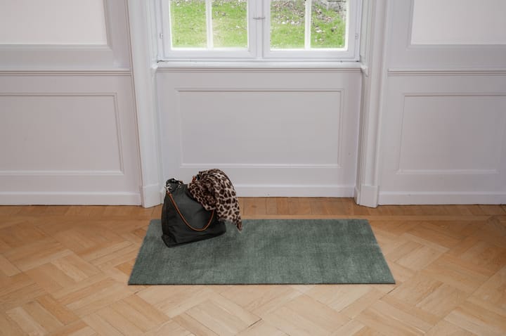 Unicolor hallway rug - Dusty green. 67x120 cm - tica copenhagen
